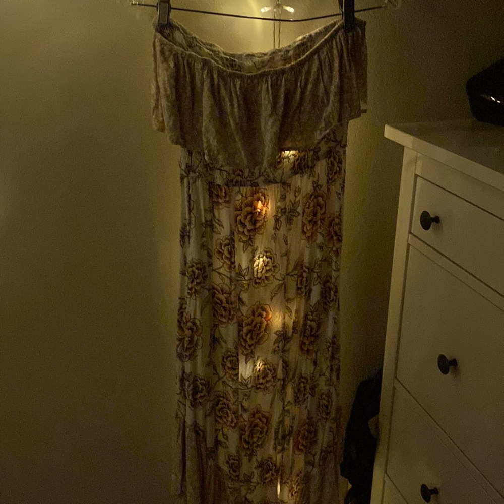 Sunflower maxi dress